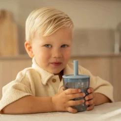 Kinderglas 250 ml Met Rietje Forest Friends