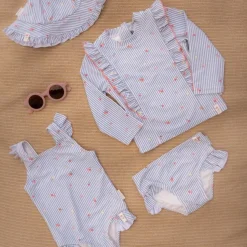 Kinderzonnebril Rond Lichtroze