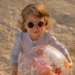 Kinderzonnebril Rond Lichtroze