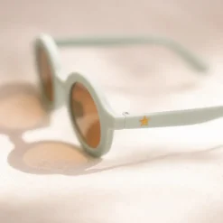 Kinderzonnebril Rond Sea Green