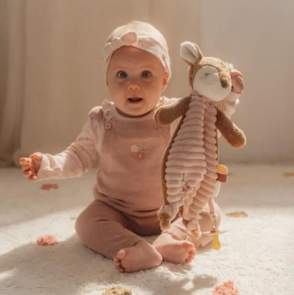 Knuffeldoekje knuffel Hert - Roze - Fairy Garden