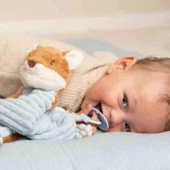 Knuffeldoekje knuffel Vos - Blauw - Forest Friends