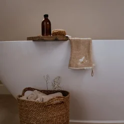 Lange washand - Beige - Newborn Naturals - Little Goose