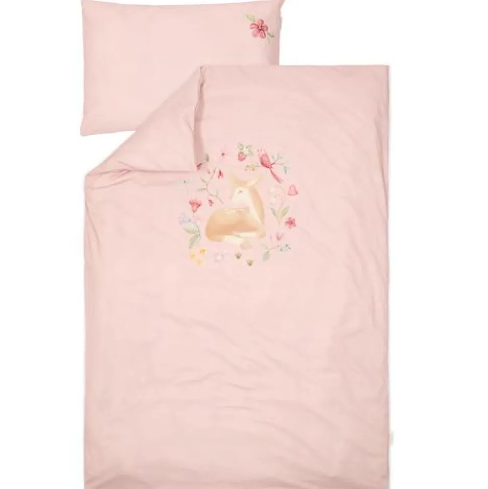 Ledikant dekbedovertrek - Roze - Fairy Garden - Fairy Blossom