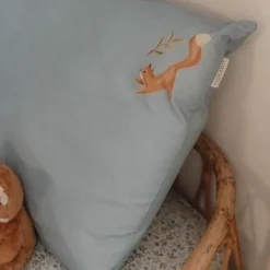 Ledikant dekbedovertrek - Blauw - Forest Friends