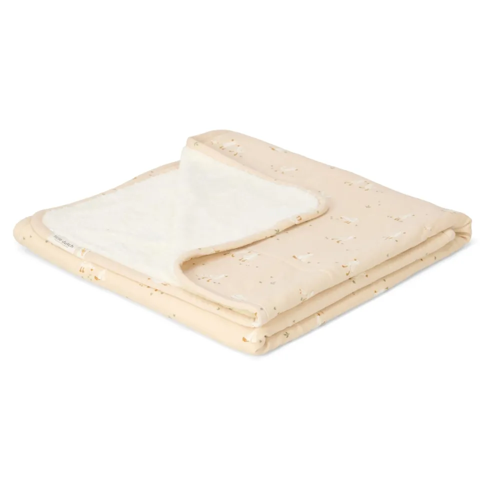 Ledikant deken - Fleece - Beige - Newborn Naturals - Little Goose