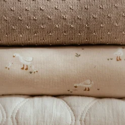 Ledikant deken - Fleece - Beige - Newborn Naturals - Little Goose