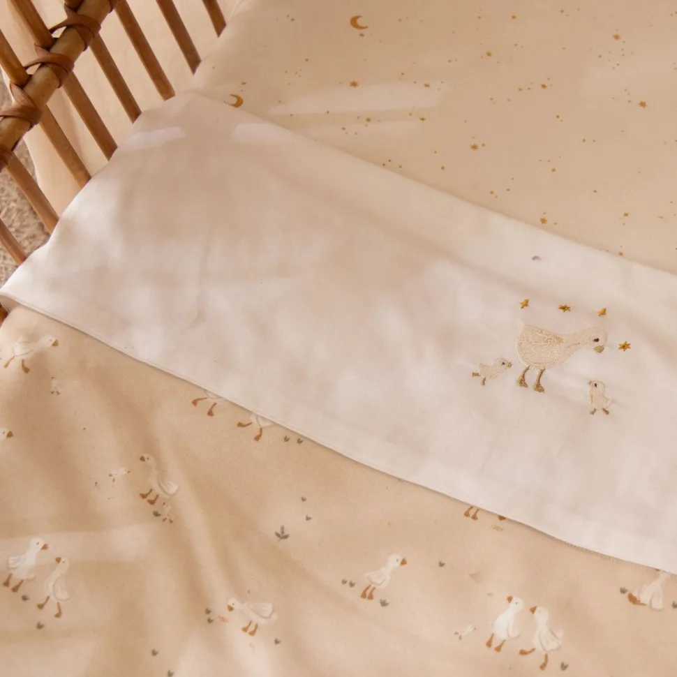 Ledikant deken - Fleece - Beige - Newborn Naturals - Little Goose