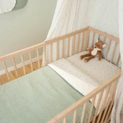 Ledikantdeken - Groen - Forest Friends