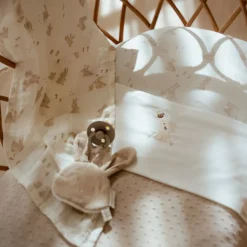 Ledikantlaken - Wit - Newborn Naturals - Baby Bunny