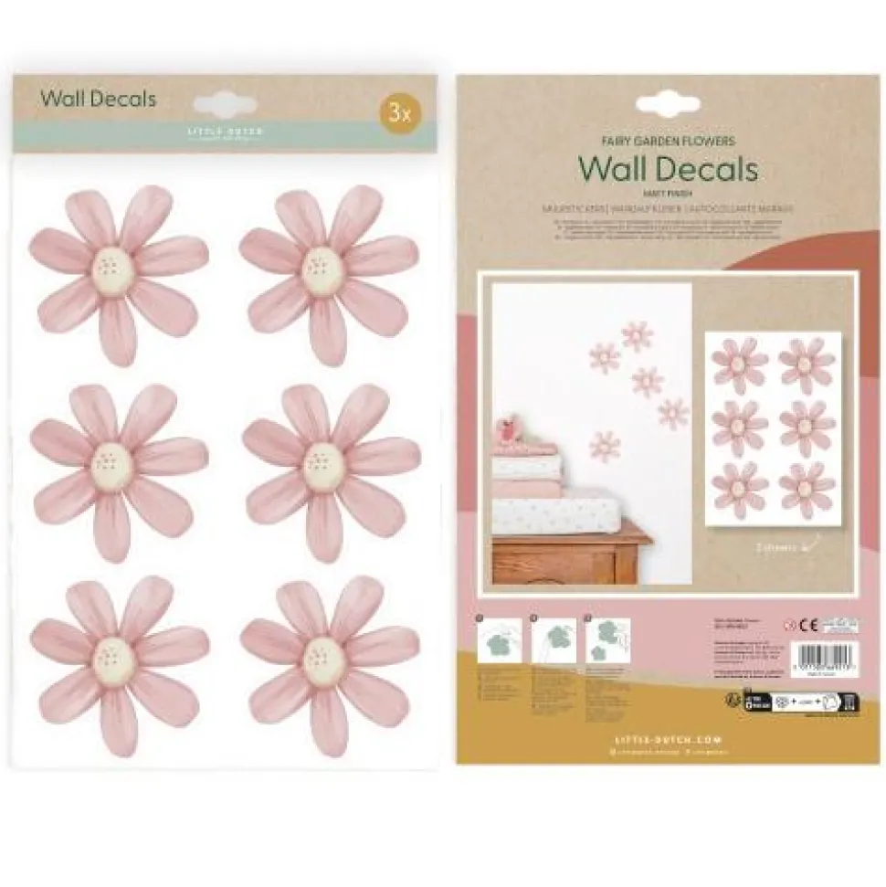 Muurstickers - Roze - Fairy Garden