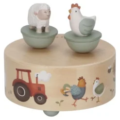 Muziekdoosje - Groen - Little Farm