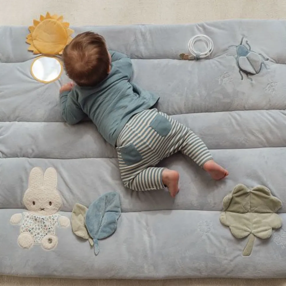 nijntje boxkleed - Blauw - Lucky Leaves