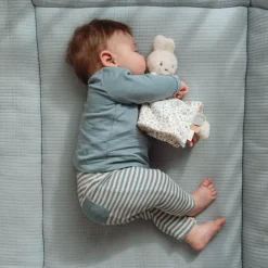 nijntje knuffeldoekje - Blauw - Lucky Leaves