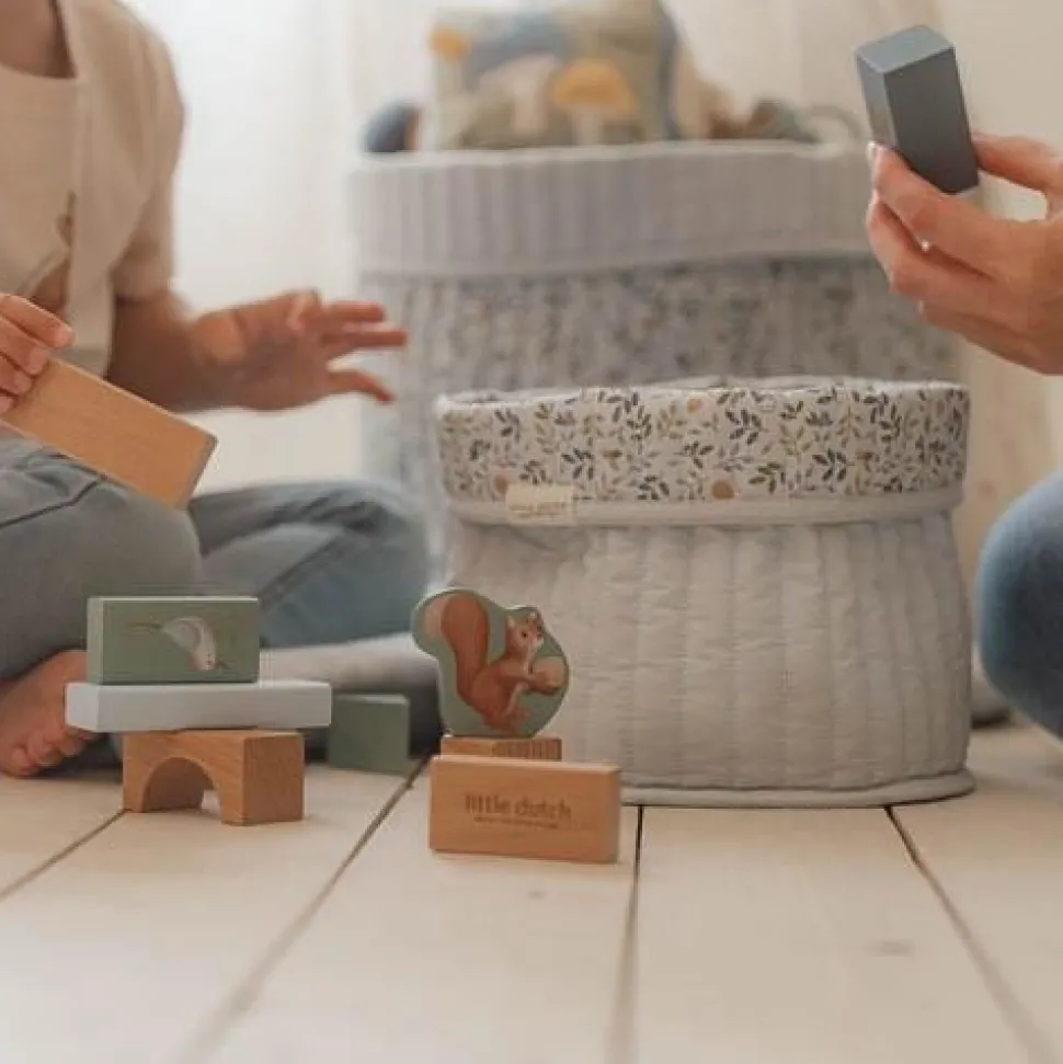 Opbergmand groot - Blauw - Forest Friends - Forest Adventure