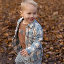 Overhemd - Blauw - Forest Friends