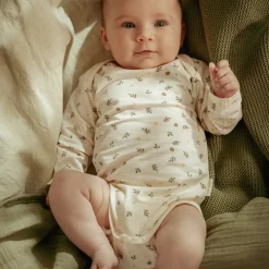 2-pack kerst romper lange mouw – Beige