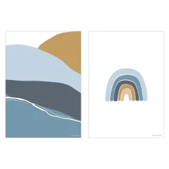 Poster Horizon Blue - A3