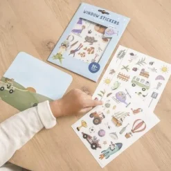 Raamstickers Jim & Friends