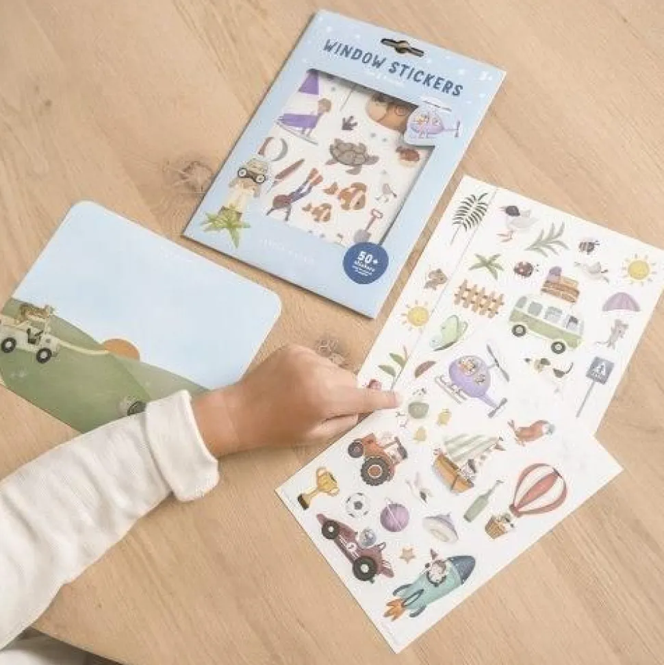 Raamstickers Jim & Friends