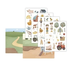 Raamstickers Little Farm