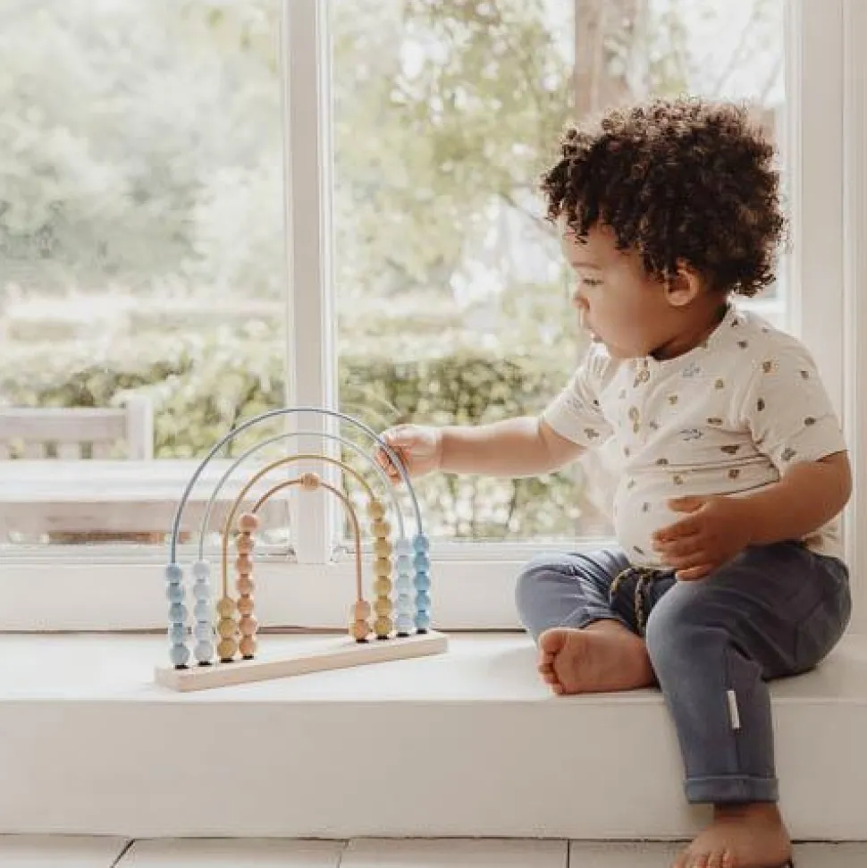 Regenboog telraam - Blauw - Forest Friends