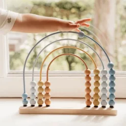 Regenboog telraam - Blauw - Forest Friends