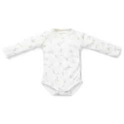 Romper overslag lange mouw - Wit - Newborn Naturals - Baby Bunny