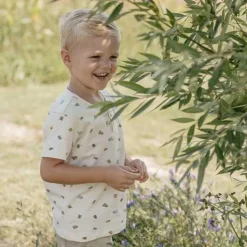 Shirt korte mouw - Zand - Forest Friends - Kevers