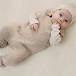 Shirt lange mouw - Beige - Newborn Naturals - Stripe