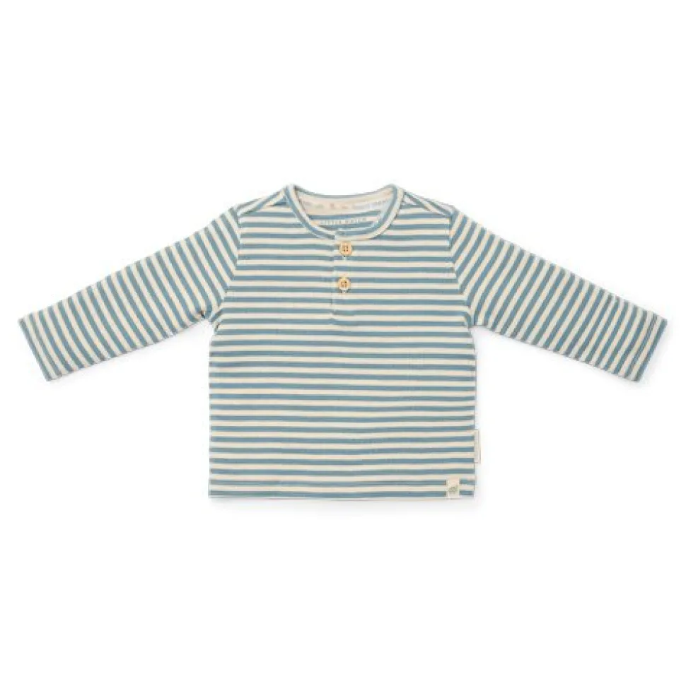 Shirt lange mouw - Blauw - Forest Friends - Stripe