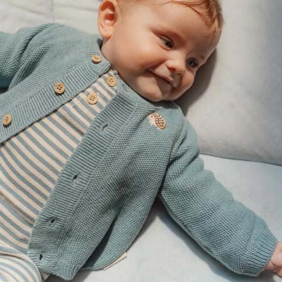 Shirt lange mouw - Blauw - Forest Friends - Stripe