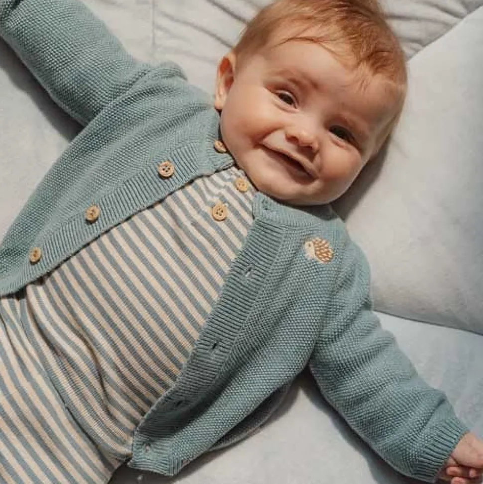 Shirt lange mouw - Blauw - Forest Friends - Stripe