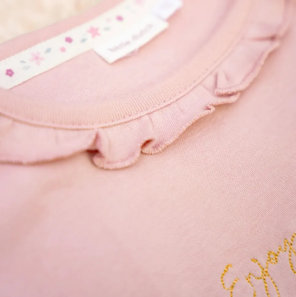 Shirt lange mouw - Ruches - Roze - Fairy Garden