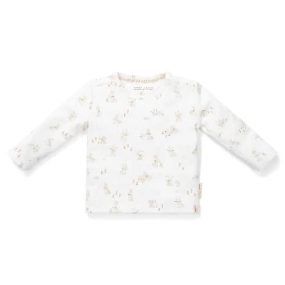 Shirt lange mouw - Wit - Newborn Naturals - Baby Bunny