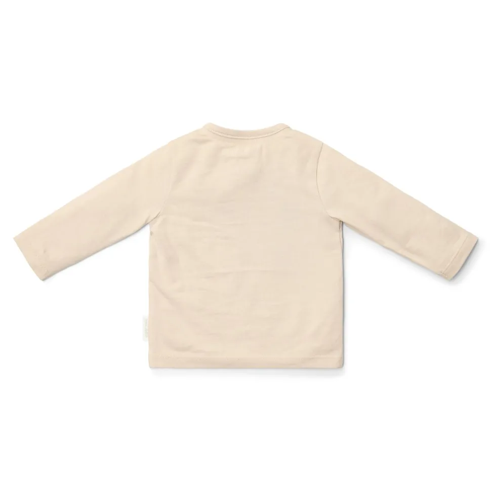 Shirt lange mouw - Zand - Newborn Naturals - Little Goose