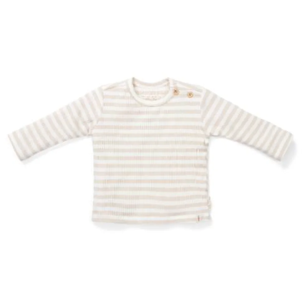 Shirt lange mouw - Zand - Newborn Naturals