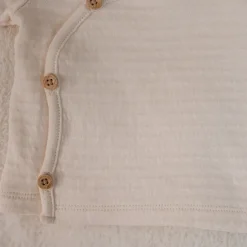 Shirt overslag lange mouw - Beige - Newborn Naturals