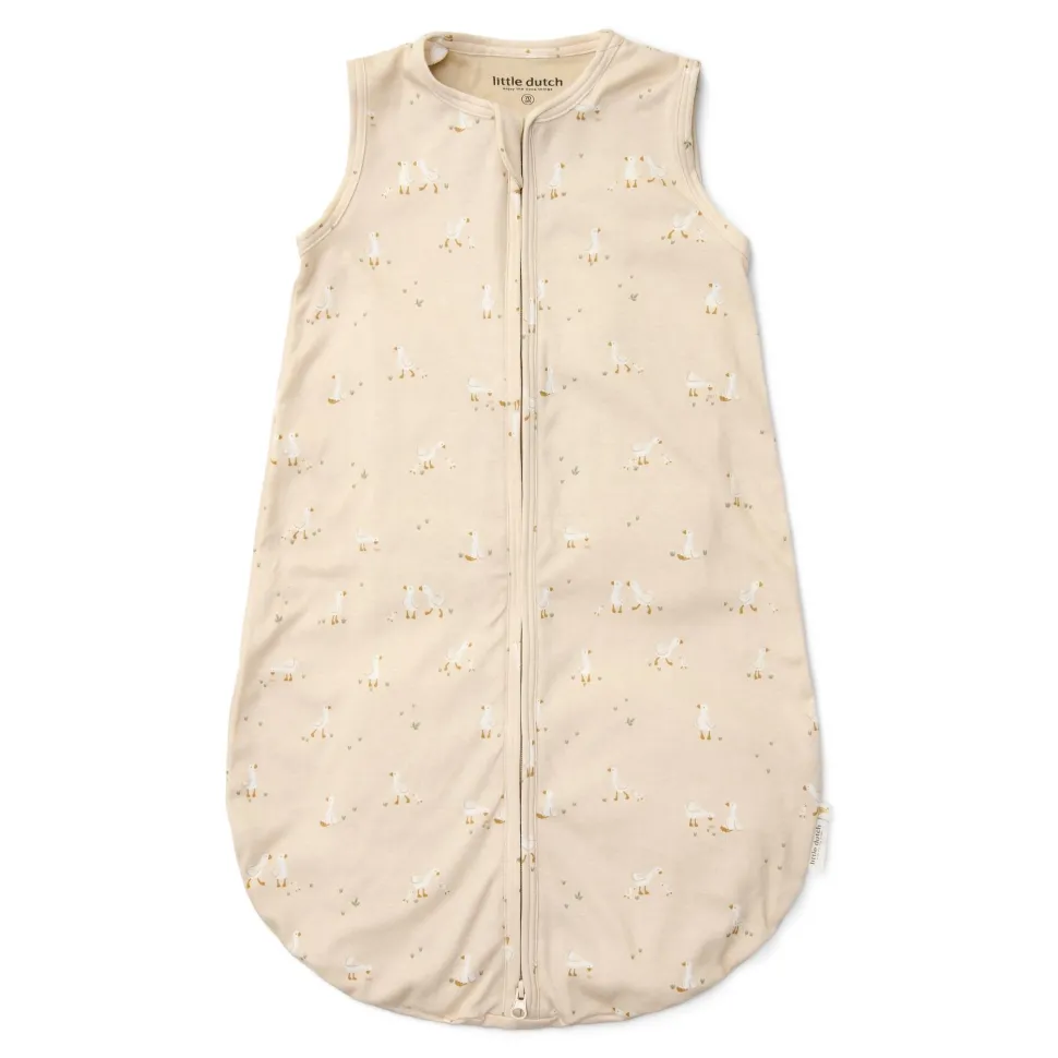 Slaapzak zomer – Beige – Maat 90 cm – Newborn Naturals – Little Goose
