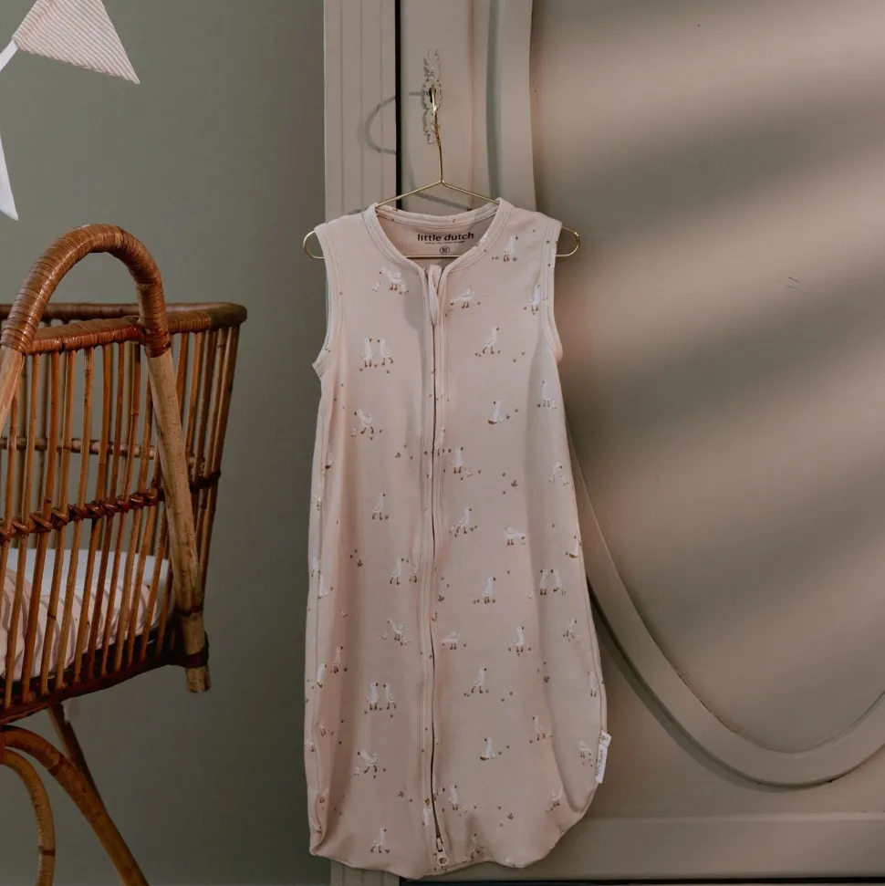 Slaapzak zomer – Beige – Maat 70 cm – Newborn Naturals – Little Goose