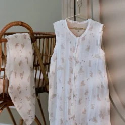 Slaapzak zomer – Wit – Maat 90 cm – Newborn Naturals – Baby Bunny