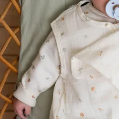 Slaapzak zomer hydrofiel 70 cm - Wit - Maat 70 cm - Forest Friends - Forest Treasures