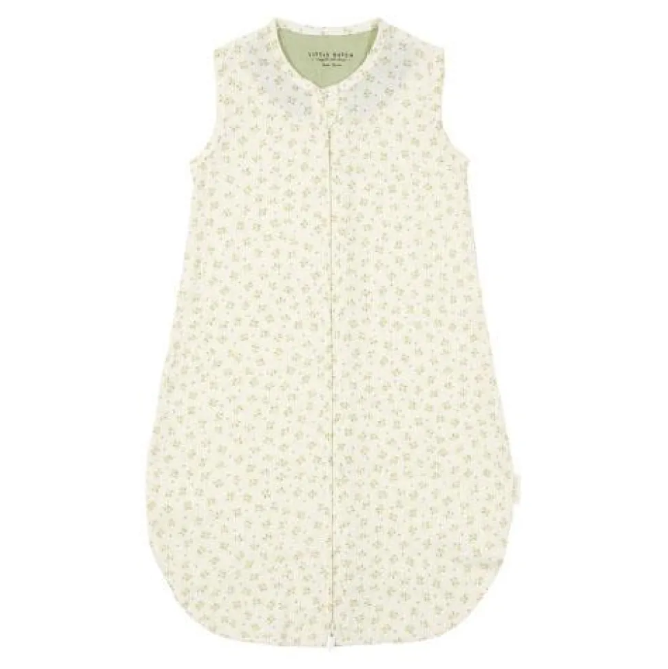 Slaapzak zomer hydrofiel 70 cm - Groen - Maat 70 cm - Essentials - Blueberry Leaves