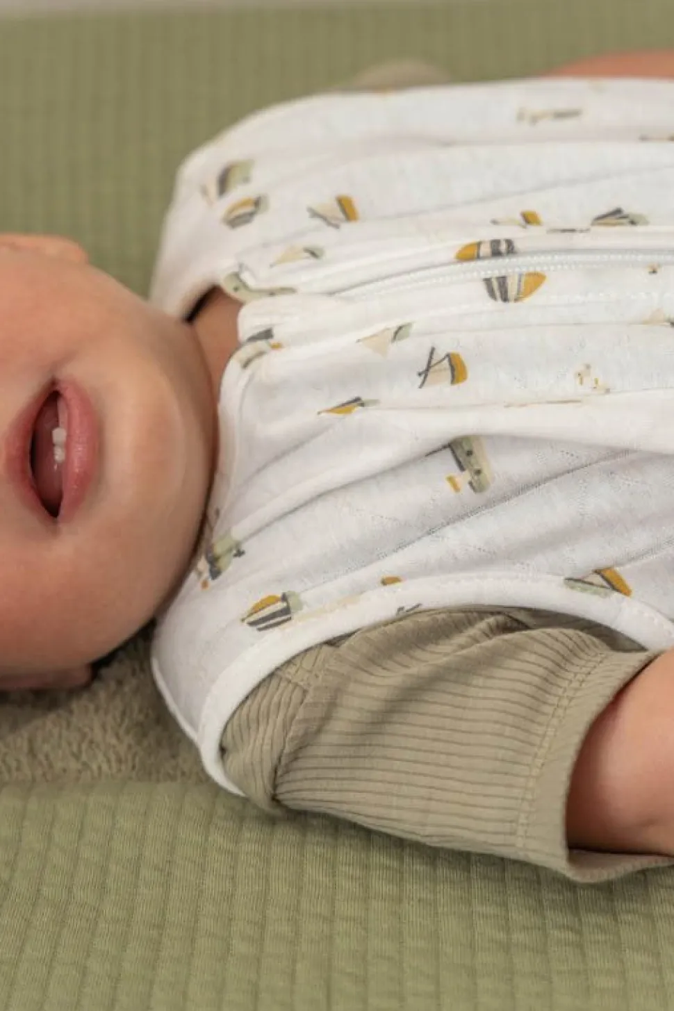 Slaapzak zomer hydrofiel 70 cm Sailors Bay White