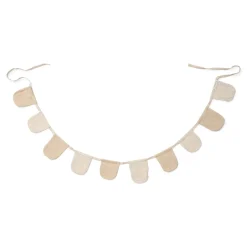 Slinger met vlaggetjes - Beige - Essentials