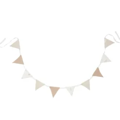 Slinger met vlaggetjes hydrofiel Baby Bunny