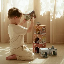 Stapelblokken met auto's – Meerkleurig – Essentials