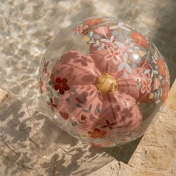 Strandbal 3D Figuur Pink Flowers