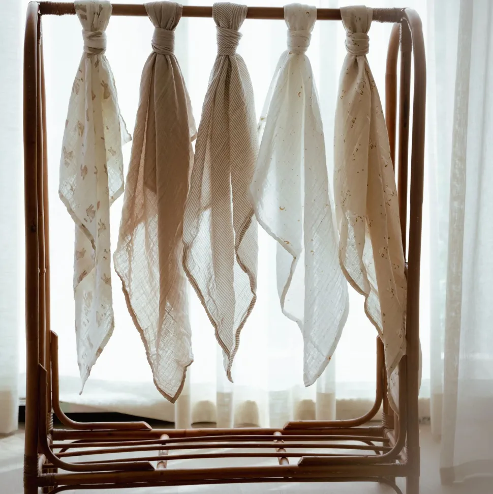 Swaddle - Beige - 120 cm - Newborn Naturals - Little Goose