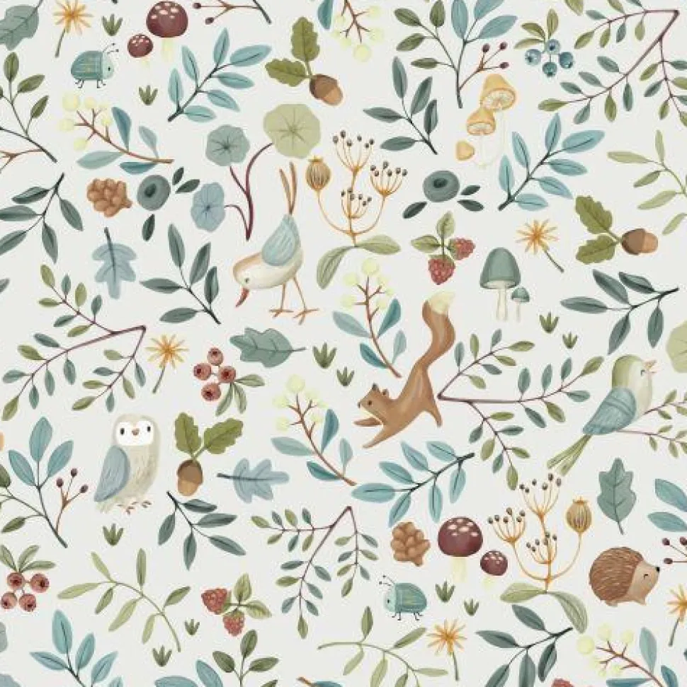 Vliesbehang - Meerkleurig - Forest Friends - Forest Wonders